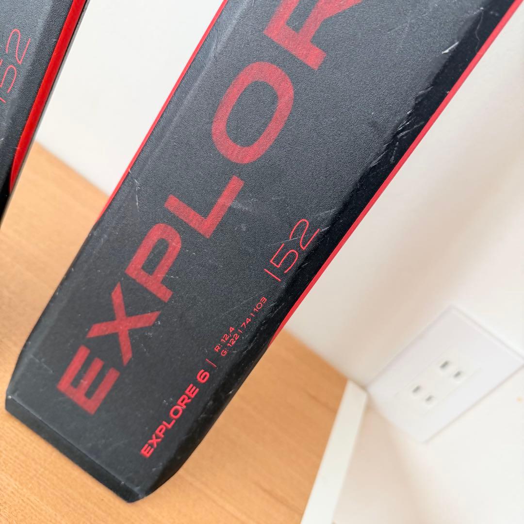 elan explore6 152cm スキー板 バインディング エクスプローラ