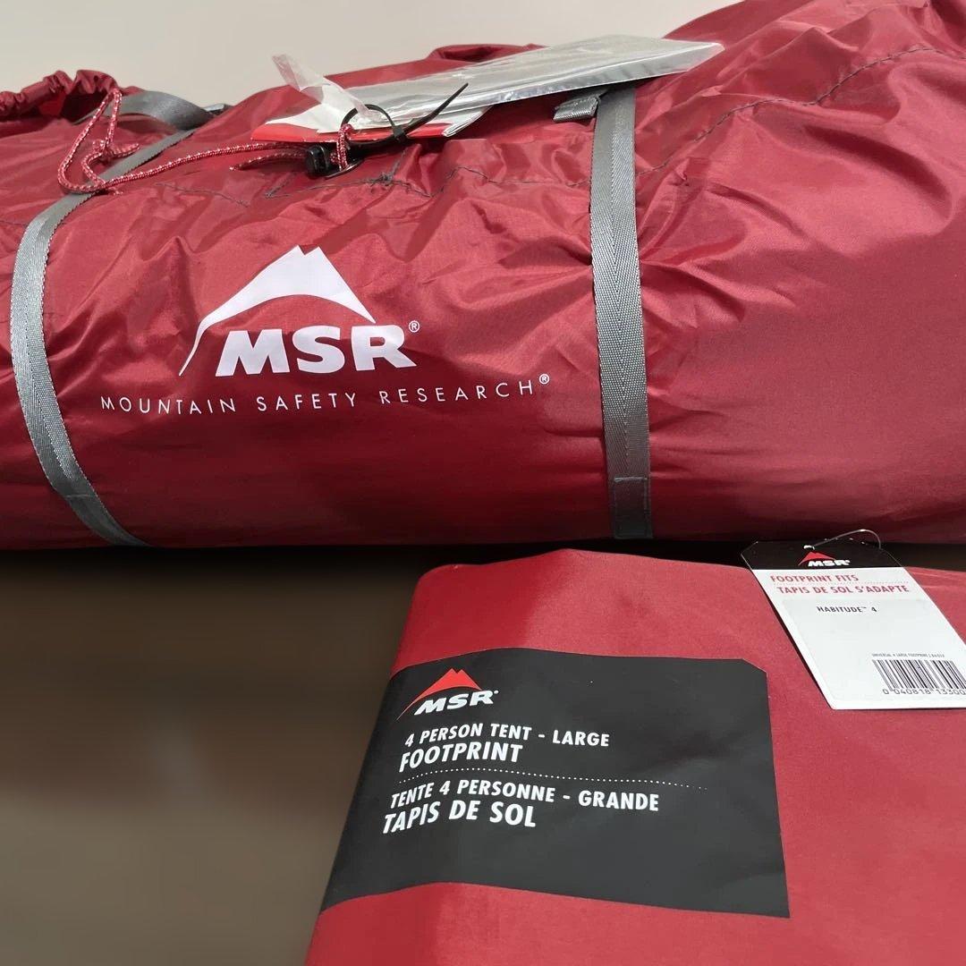 MSR HABITUDE™ 4 純正専用グランドシート付