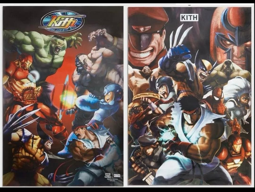 2枚セット Marvel vs Capcom Kith Poster ポスター