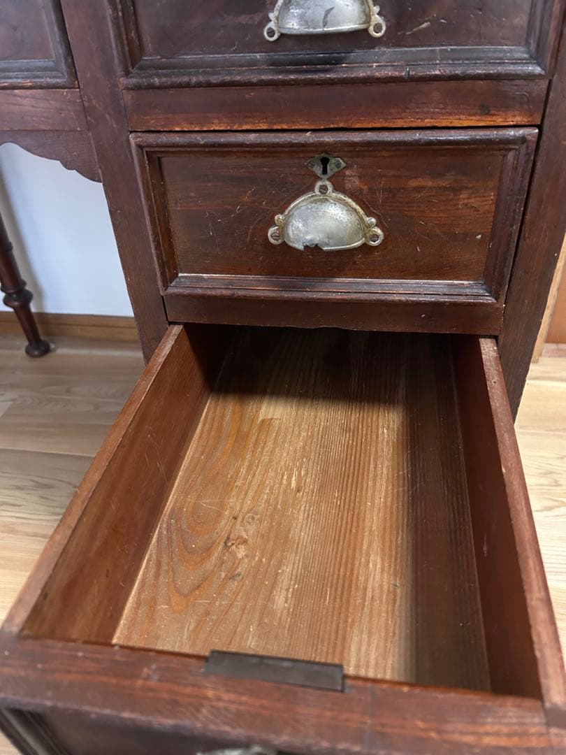 【限定値下中】アンティーク 飾り棚付き 文机 レトロ 古道具 値下12000円可