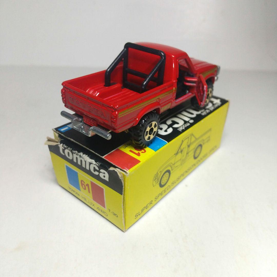 (3291)トミカ 黒箱 日本製 トヨタ ハイラックス 4WD