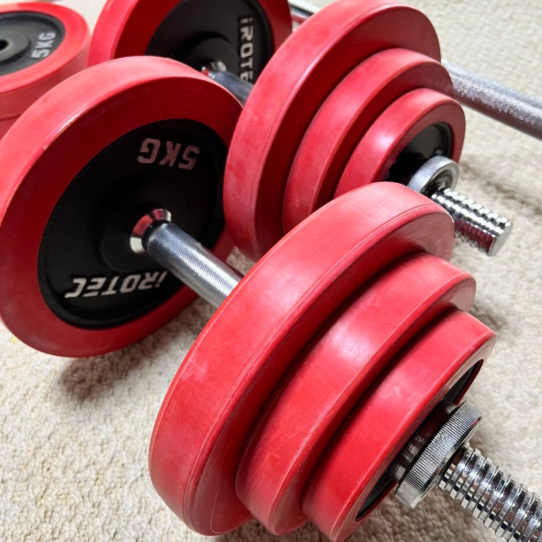 IROTEC ダンベルセット 60kg トレーニングベンチ他付き