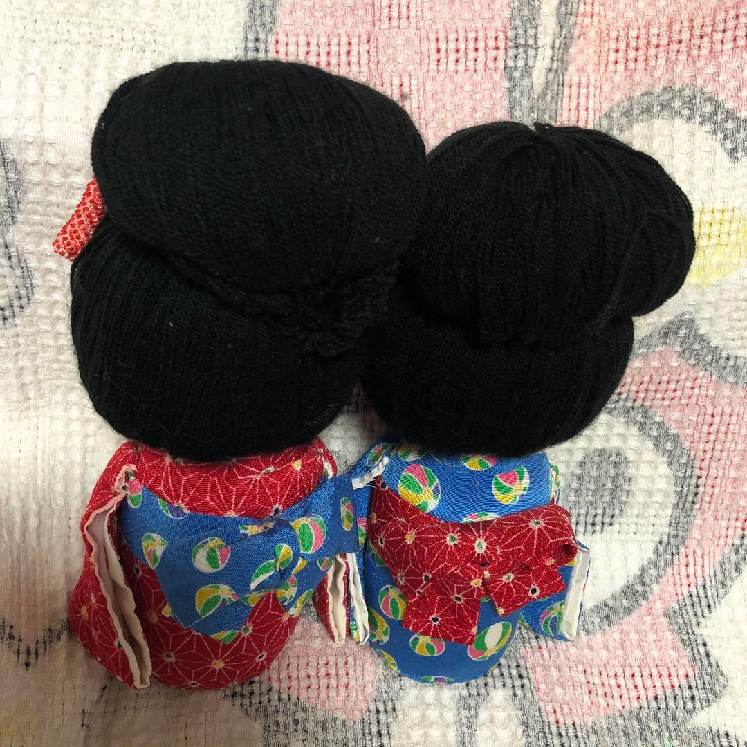 米山京子　米山京子風　和服　着物　人形　3体セット　中古品