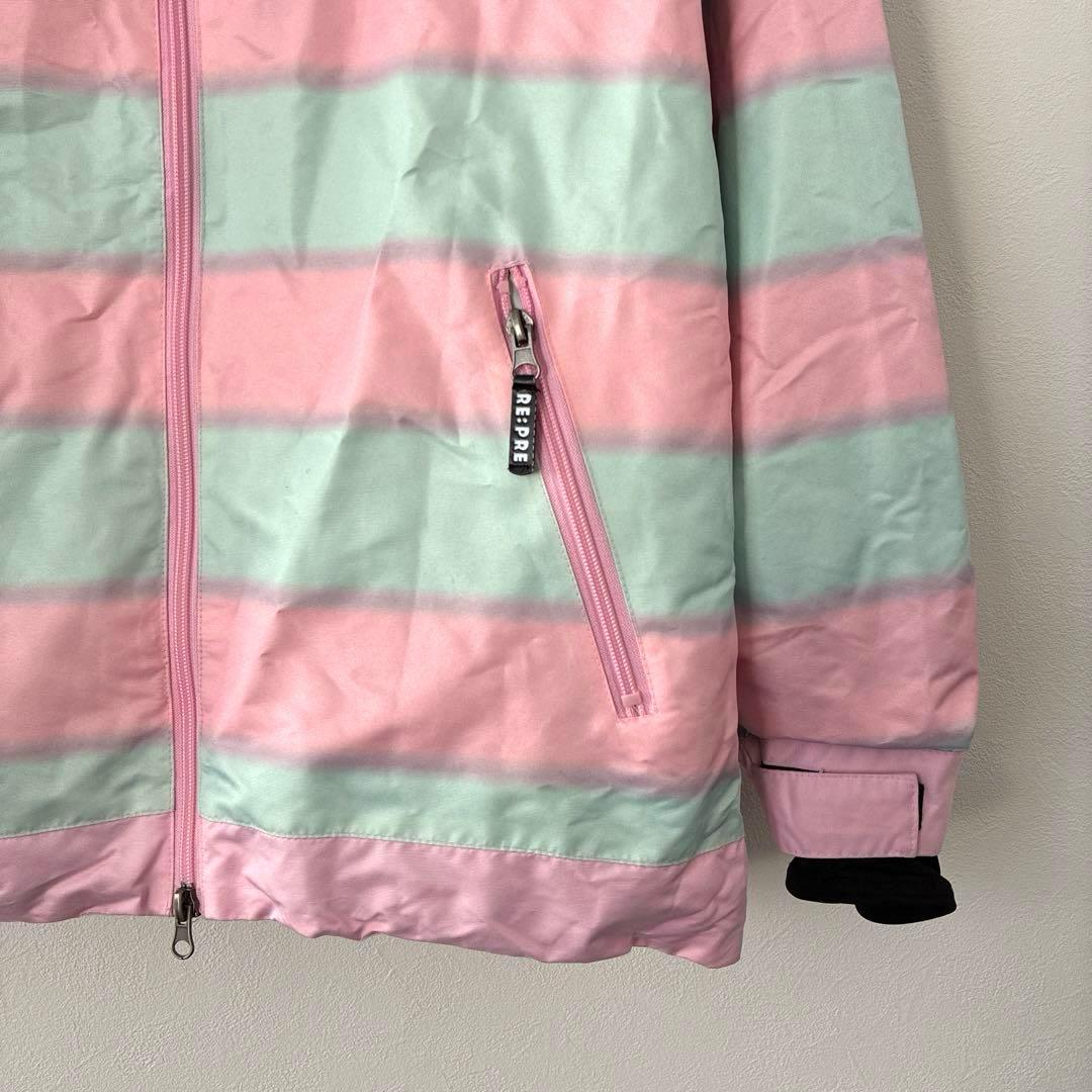 RE:PRE リプリ／スキー スノボ ウェア 上下セット パステル Lサイズ