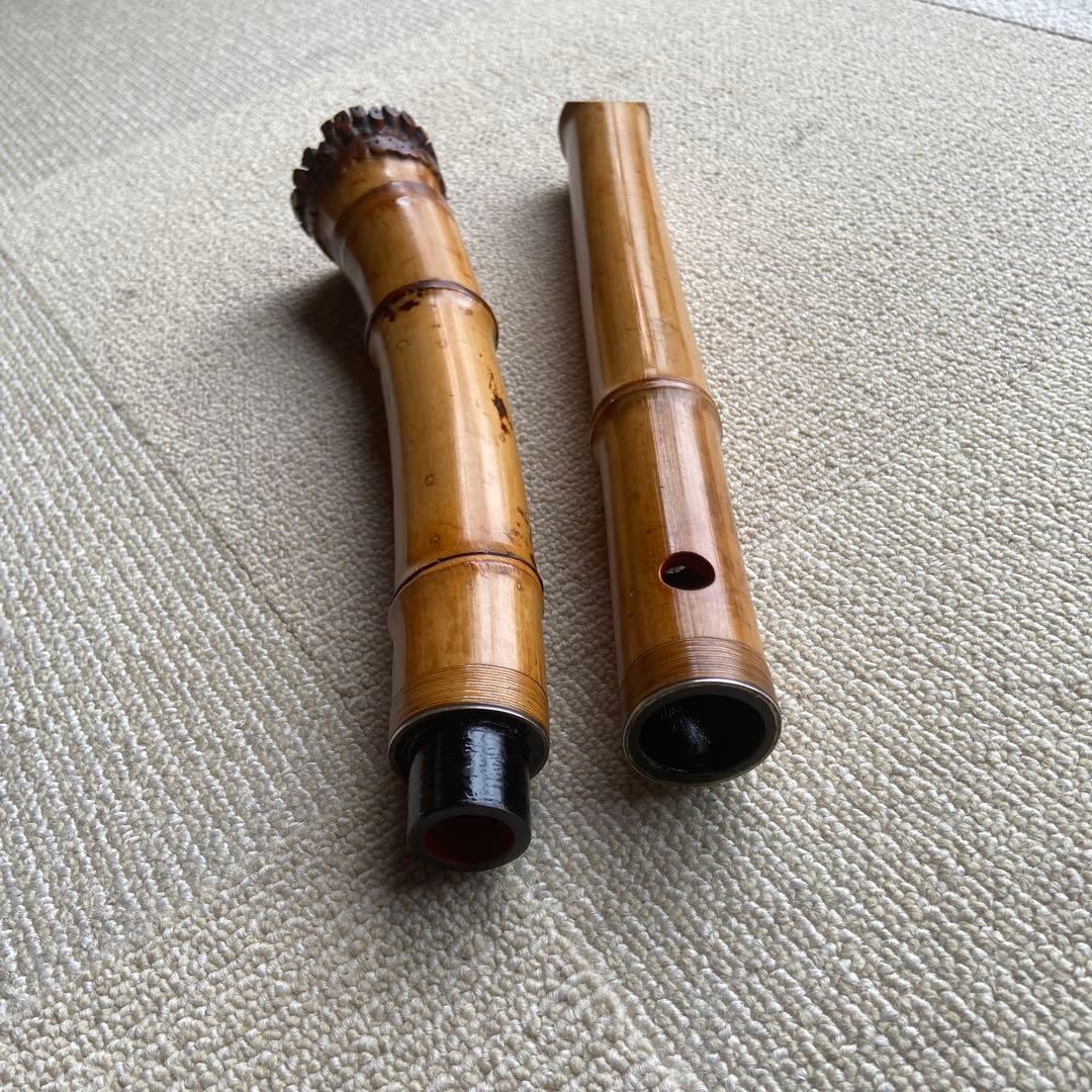 211値下げ　尺八　一尺八寸管　眞山銘ニ印