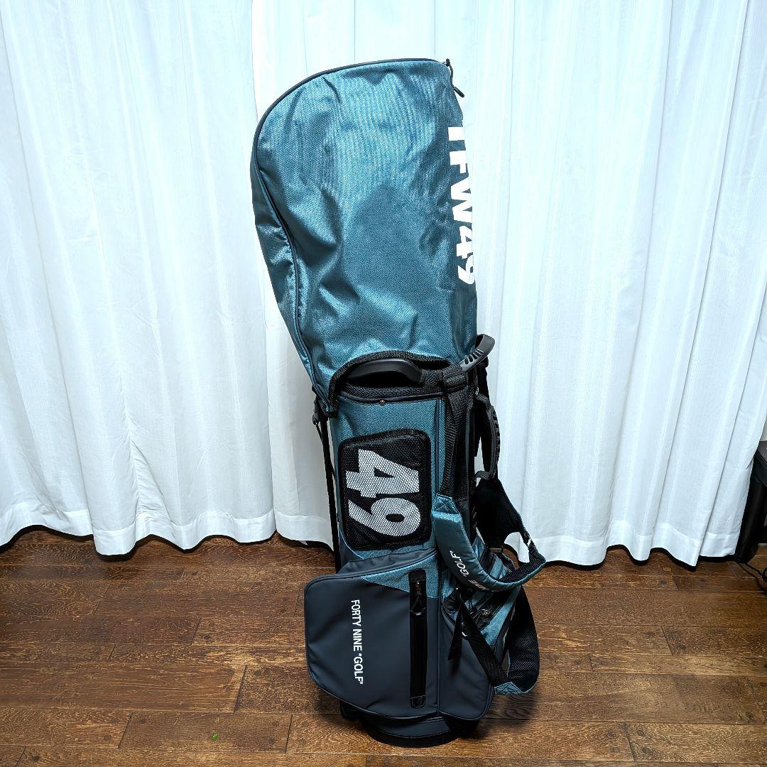 【極美品】TFW49 FORTYNINE キャディバッグ フードカバー付き