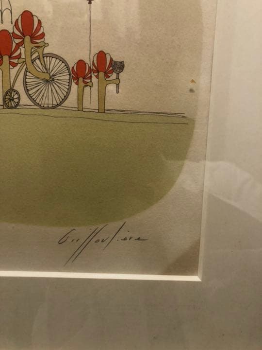 絵画　ジャンポール・グリフリエール『森』