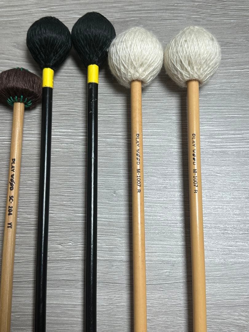 Y*i様 PLAYWOOD マレットセット 5種類。SC-101YT、SC-10