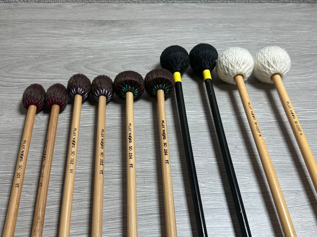 Y*i様 PLAYWOOD マレットセット 5種類。SC-101YT、SC-10