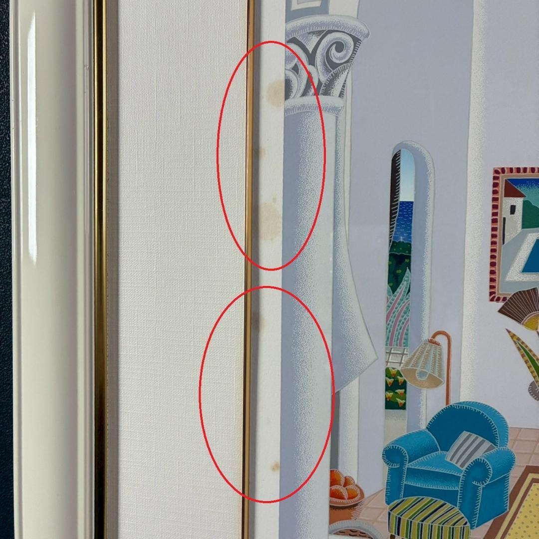 トーマス・マックナイト「ヴィラデルマーレ」シルクスクリーン 直筆サイン入り