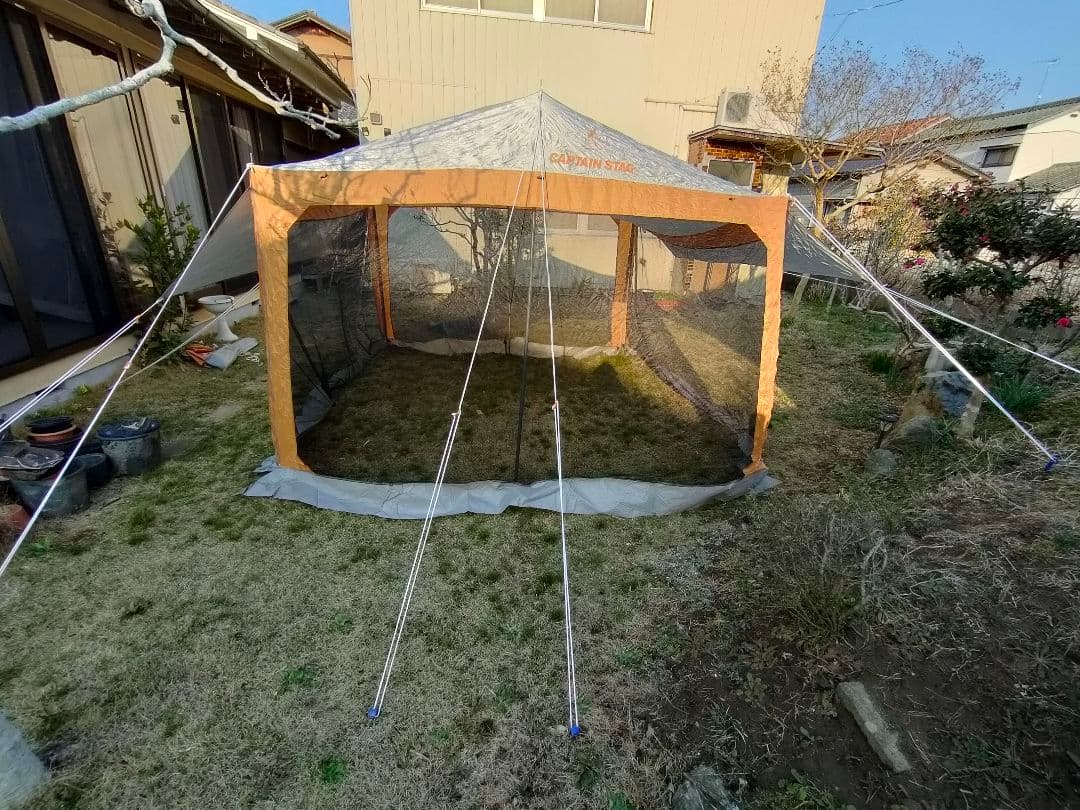 CAPTAIN STAG レジーナ メッシュタープ（キャノピー付）