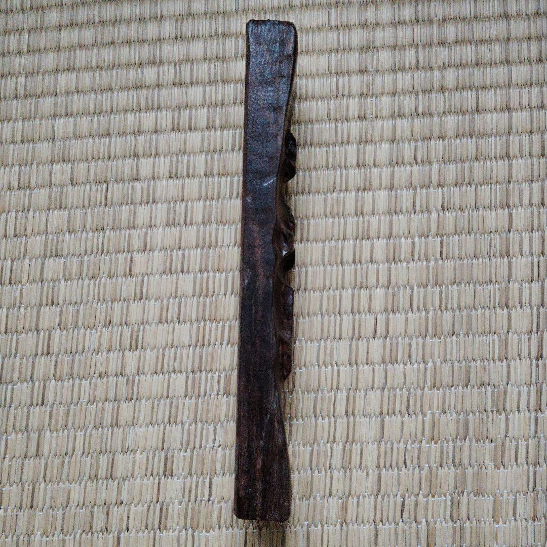 縞黒檀手彫りメズーザー