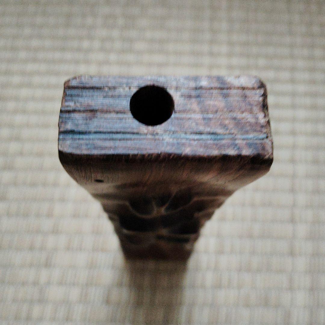 縞黒檀手彫りメズーザー