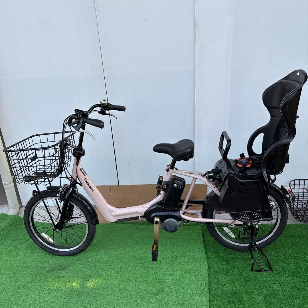 Panasonic電動アシスト自転車20インチ 16Ah 美品ピンク引き取り限定