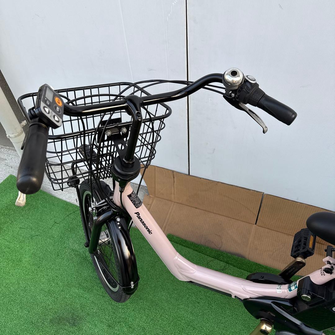 Panasonic電動アシスト自転車20インチ 16Ah 美品ピンク引き取り限定