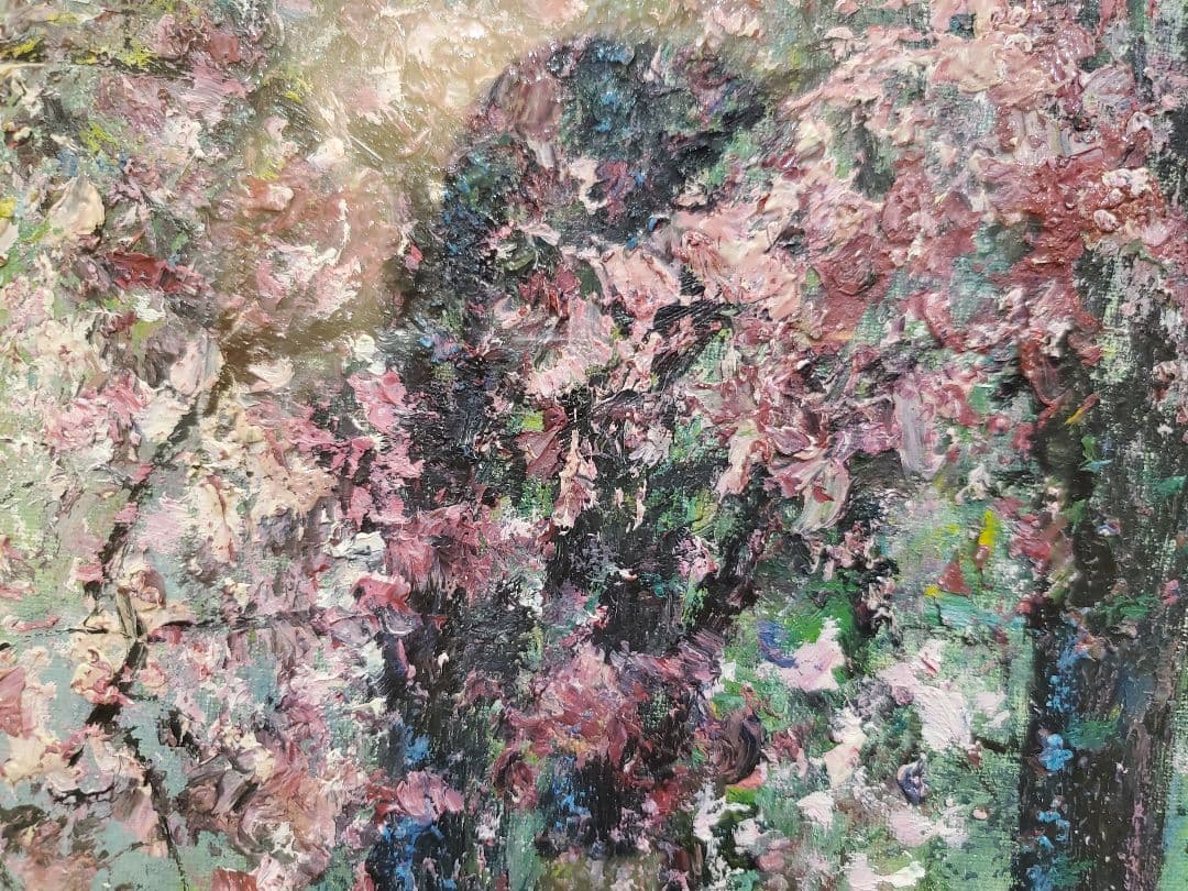 スィベル・ギュレー★F30油彩★光を描く現代印象派の人気作家★人気作品★風景★