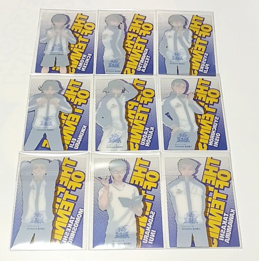 ⑭テニスの王子様　シャイニングクリアカード3　ジャージ　コンプ　9枚セット