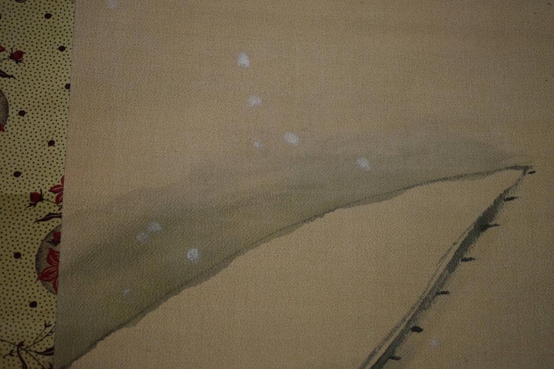 不詳/作者不明/雪中美人図/布袋屋掛軸HH-200