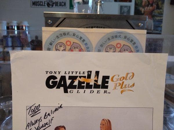 ボディビル ゴールドジム プロレス 筋トレ アメリカ  トニーリトル 直筆サイン