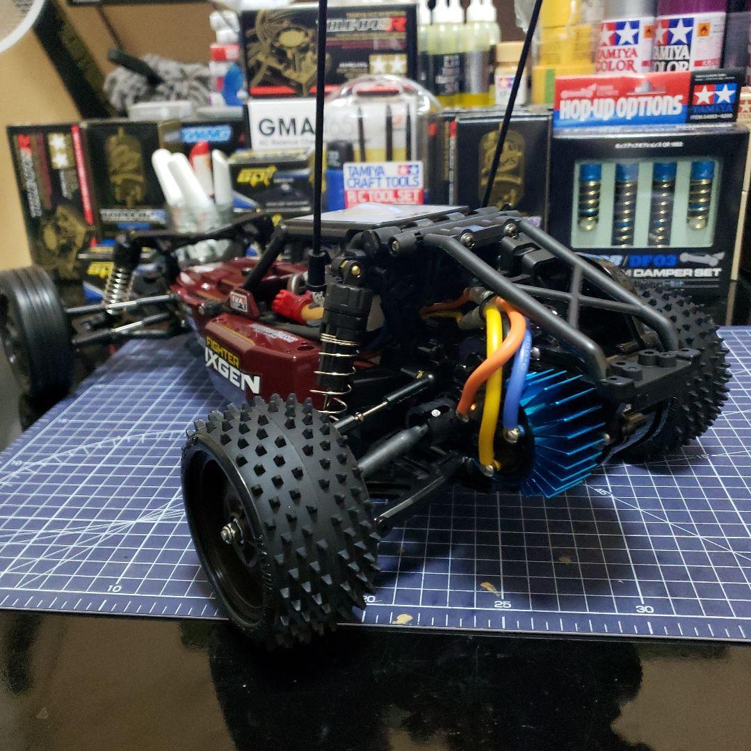 タミヤ 2025 DT04 ファイターネクスジェン カスタム ブラシレスセット③