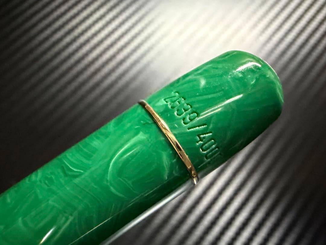 未使用に近い ペリカン 1935 リミテッド グリーン M 中字 万年筆