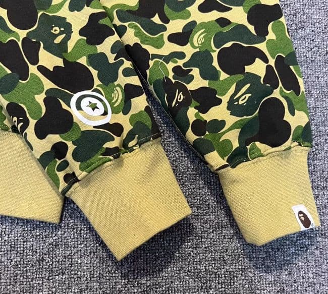 A Bathing Ape カモフラージュ シャークパーカー L
