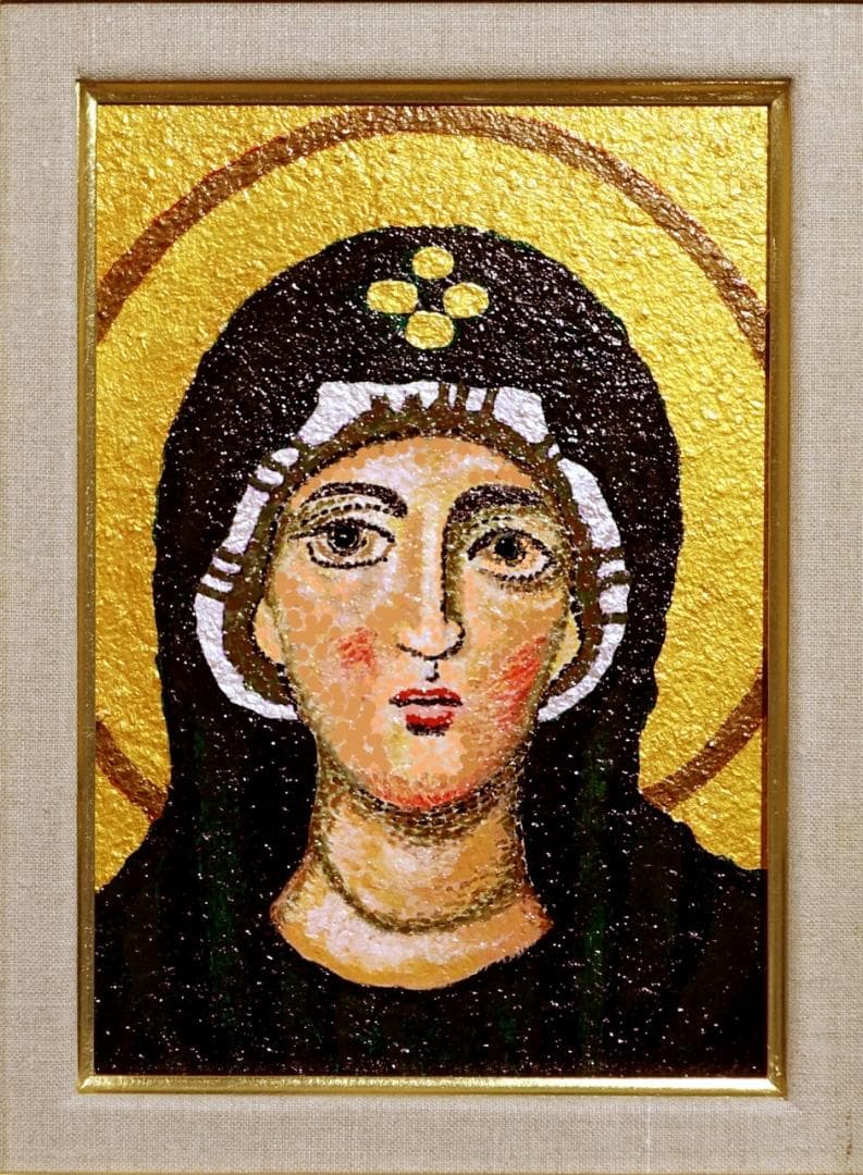 「聖母マリア祈り給え」SM/支援/有名国際展作家/小原雅夫