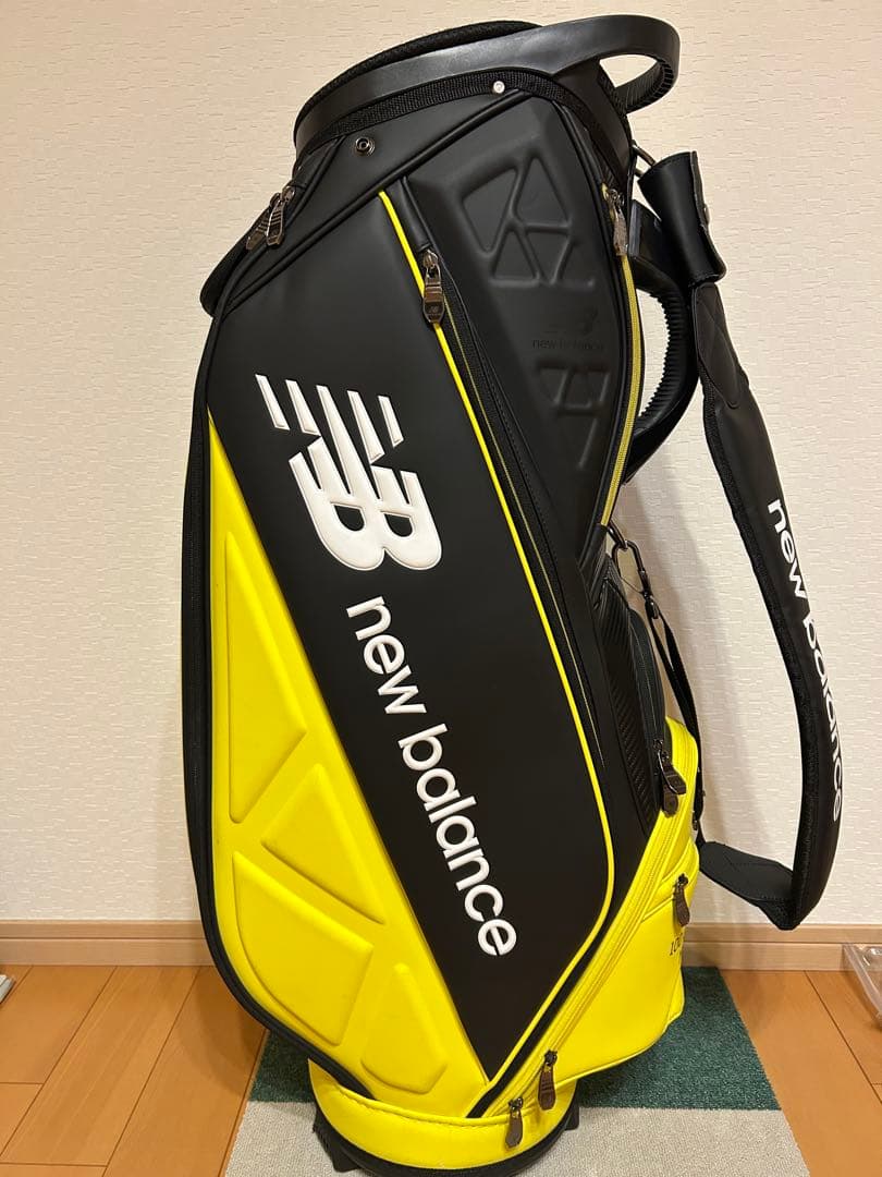 最終値下げ　new balance キャディバッグ 黒/黄