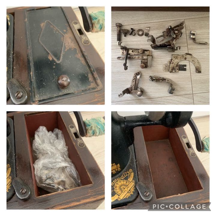 1923年製　スコットランド　クライドバンク工場　ビンテージ　シンガー　ミシン