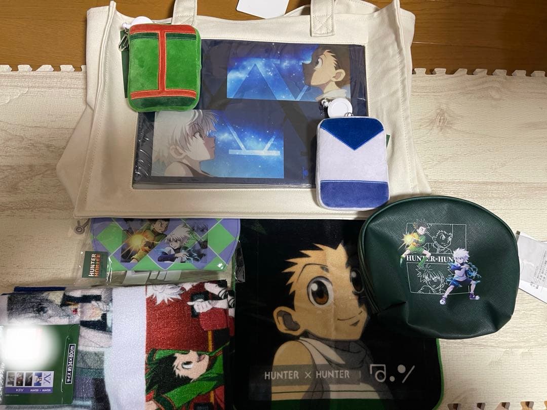 しまむら HUNTER × HUNTERフェイスタオル 2枚組 キルア セット