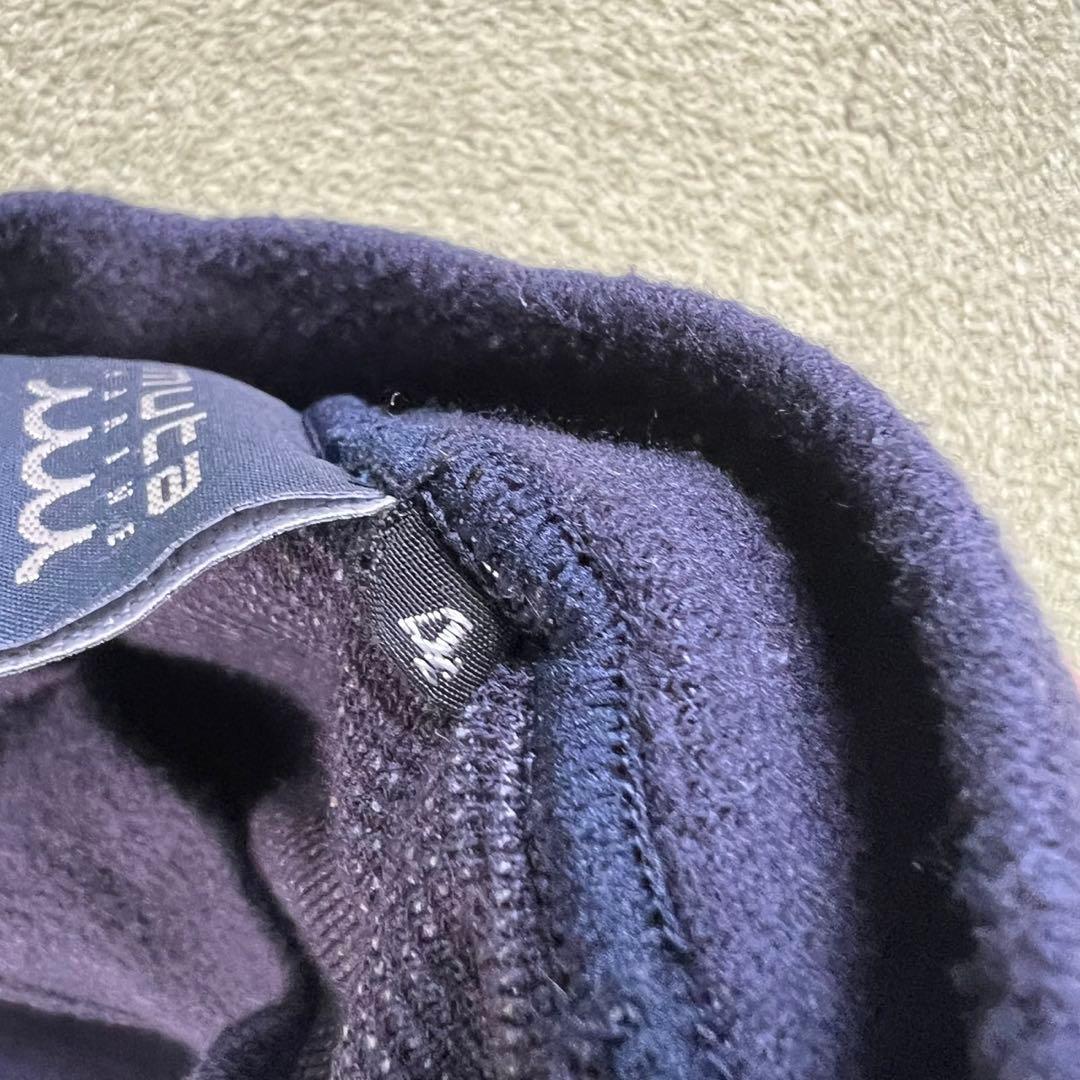 MUTA MARINE ムータマリン　モックネック　長袖　メンズ　ロゴ　ネイビー