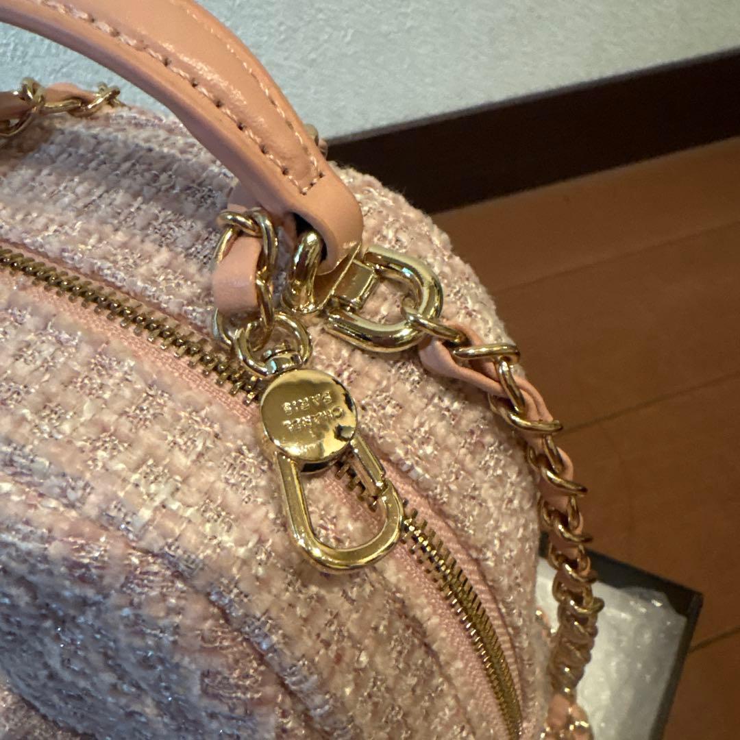 CHANEL非売品メイクアップバッグ ピンク ツイード