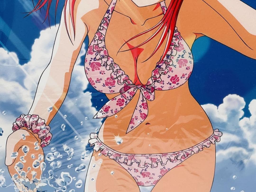 あ*ご様 ときめきメモリアル 藤崎詩織 水着 ジグレー版画 限定50枚 KONA