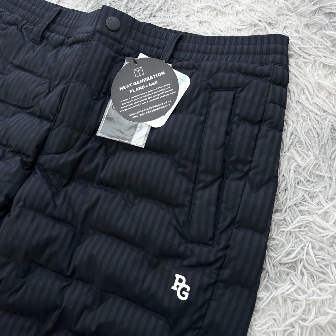 新品　パーリーゲイツ　パンツ　中綿　ネイビー　ストレッチ　ウエストゴム　防寒　5