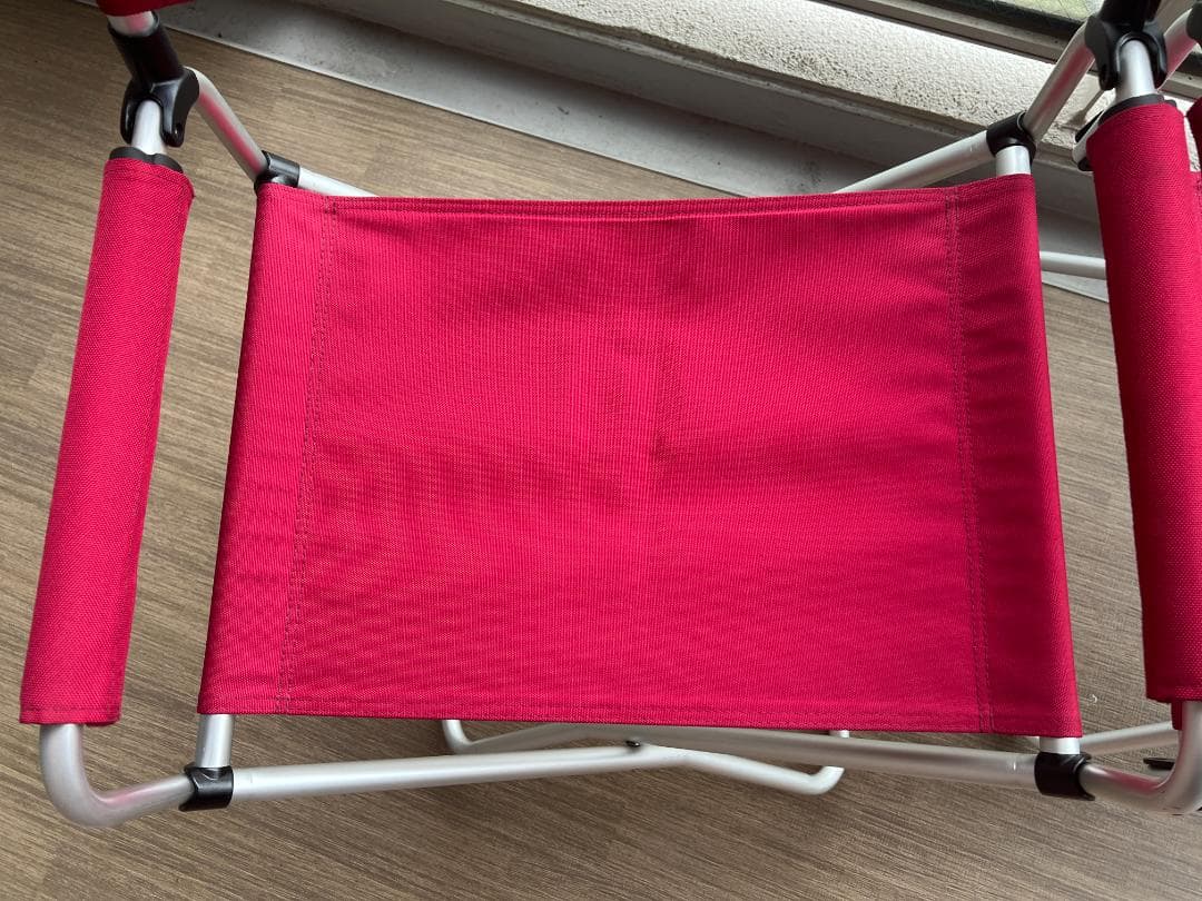 すのー）スノーピークFDチェアー　レッド　２脚セット