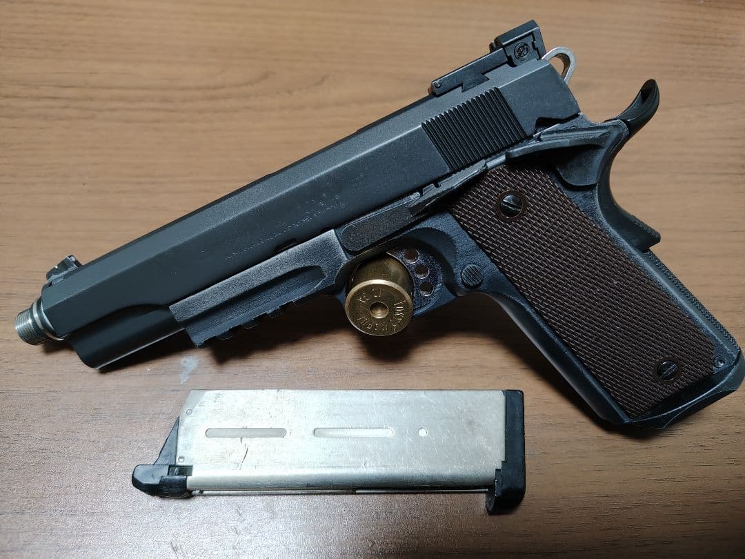 中古東京マルイガスブローバックガバメントＭＧＳ4オペレーター風塗装カスタム品