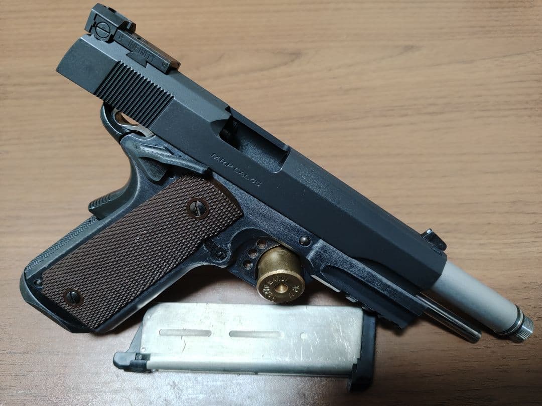 中古東京マルイガスブローバックガバメントＭＧＳ4オペレーター風塗装カスタム品