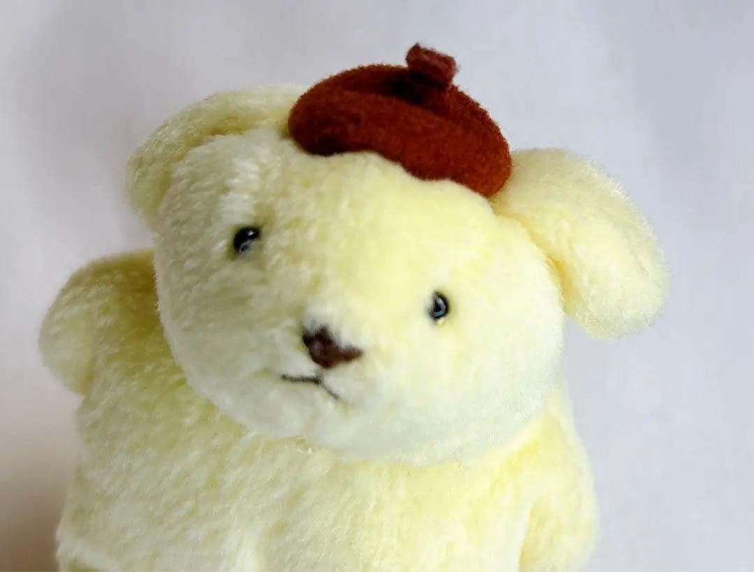 ポ*お様 激レア 初期 サンリオ ポムポムプリン ぬいぐるみ マスコット レトロ