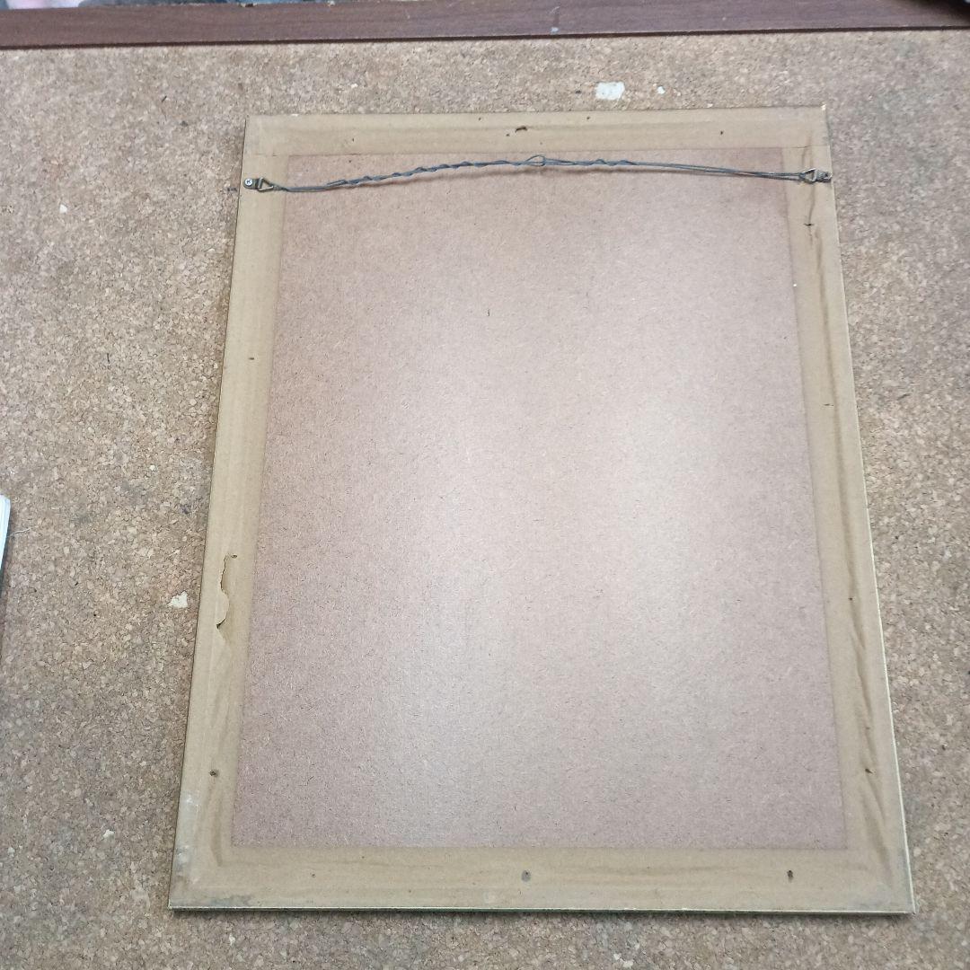 4446)タイの寺院画・宗教画？？？　水彩系の直筆　詳細不明