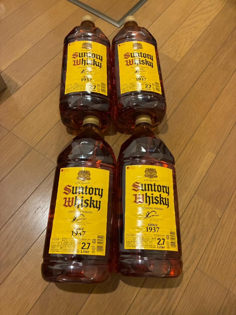 角瓶 2700ml [サントリー ウイスキー 日本 大容量] 4本