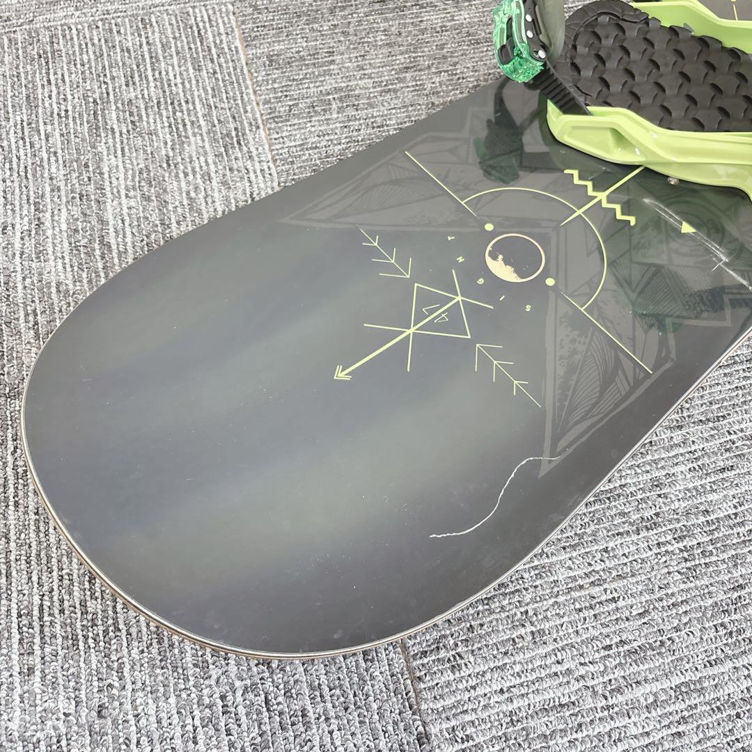 64超豪華❗️サロモン メンズスノーボードセット★スノボ147cm+ビン付