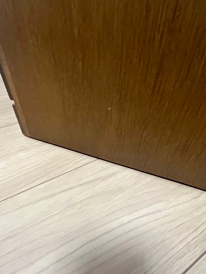 刑務所家具 ナラ材チェスト 5段収納