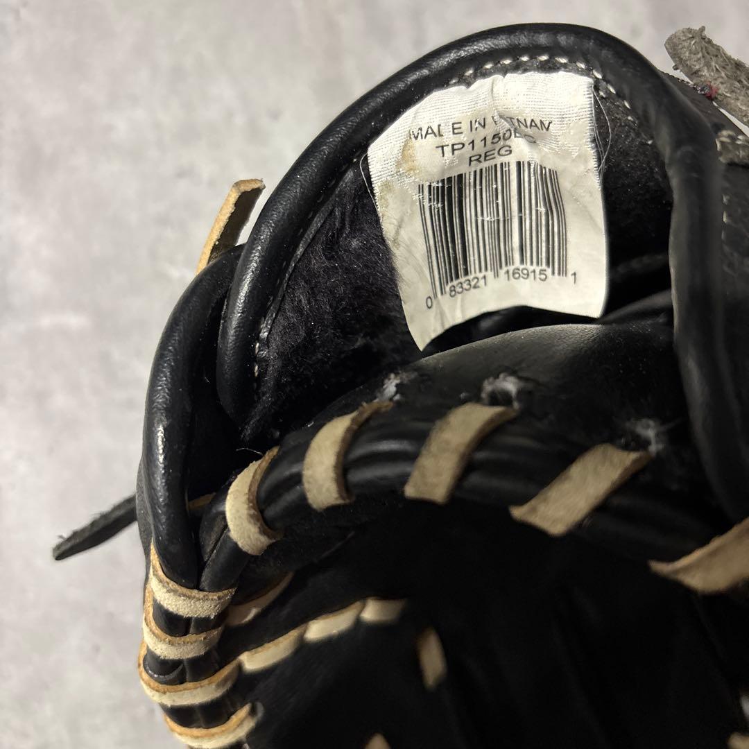 [未使用品]Rawlings 軟式グローブ 黒 右手用投手