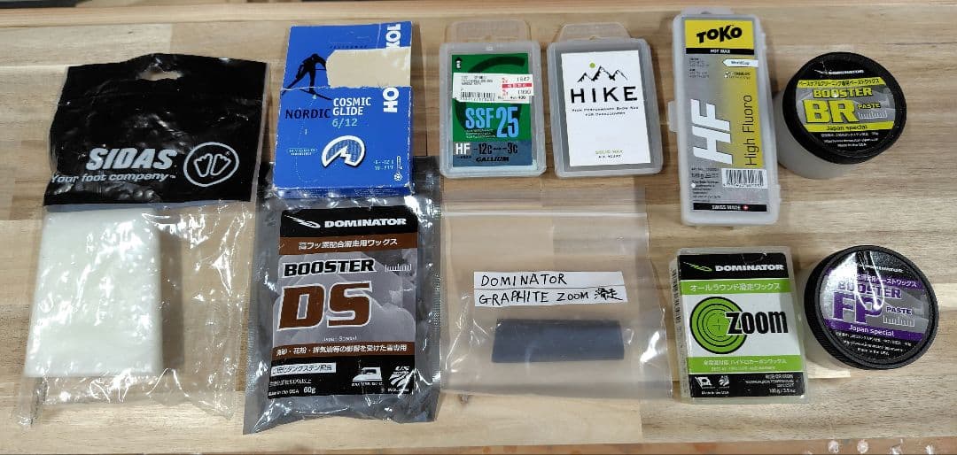 【HFあり】スキー・スノーボード ワックスセット（ドミネーター/TOKO他）