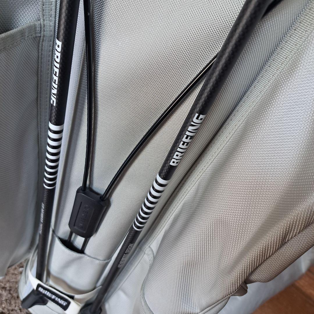 BRIEFING シルバー キャディバッグ