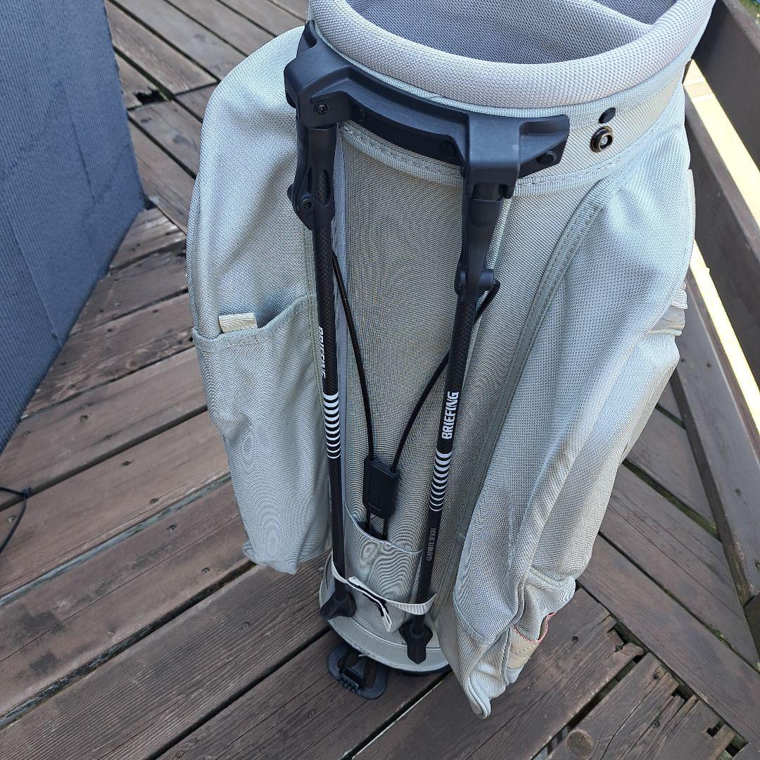 BRIEFING シルバー キャディバッグ