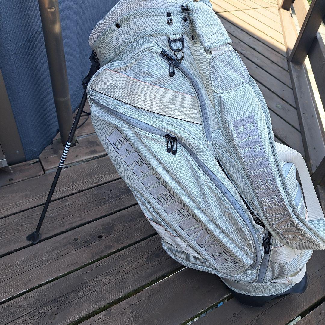 BRIEFING シルバー キャディバッグ