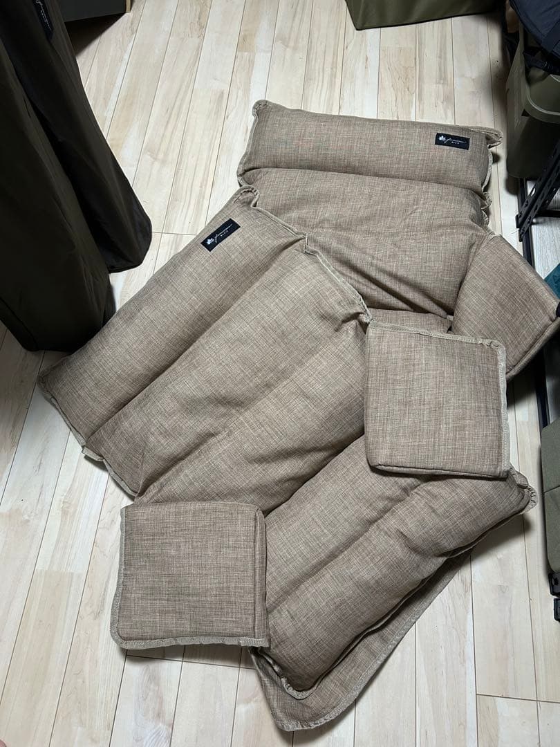 2脚セット　LOGOS グランベーシック カバー付 ハイバックチェア