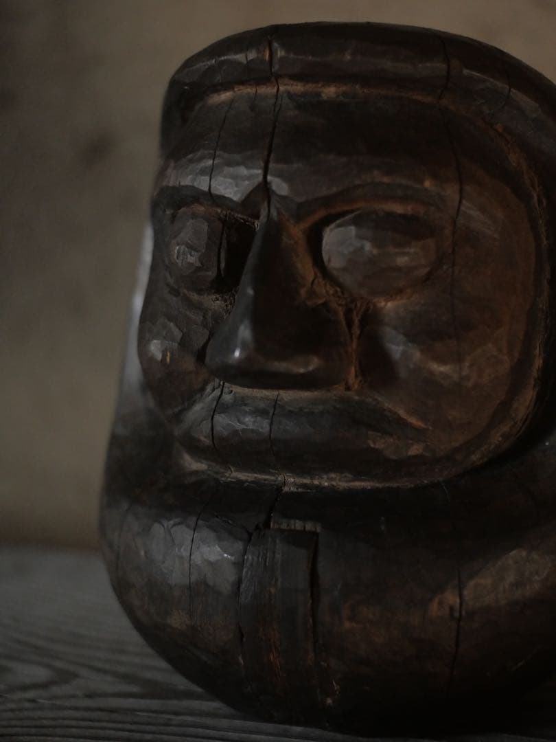 だるま　木型　達磨　大正　民藝　骨董　古美術　　古道具　アンティーク　昭和レトロ