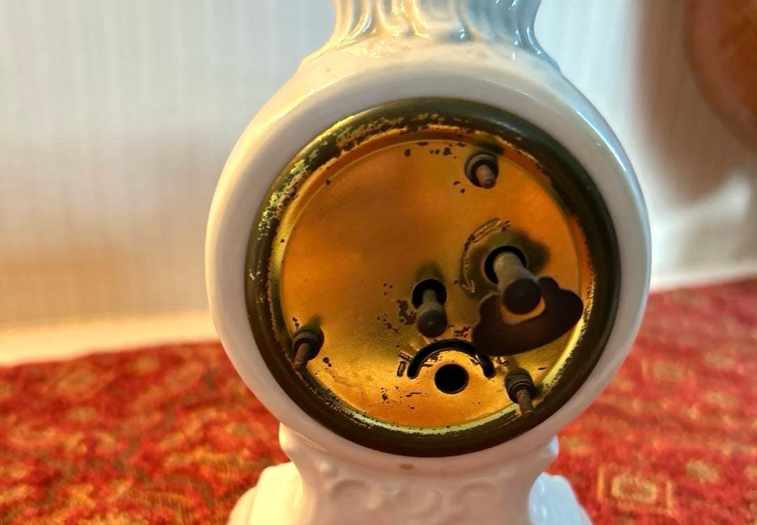 Sandizell Dresden ヴィンテージマントル時計　フローラル